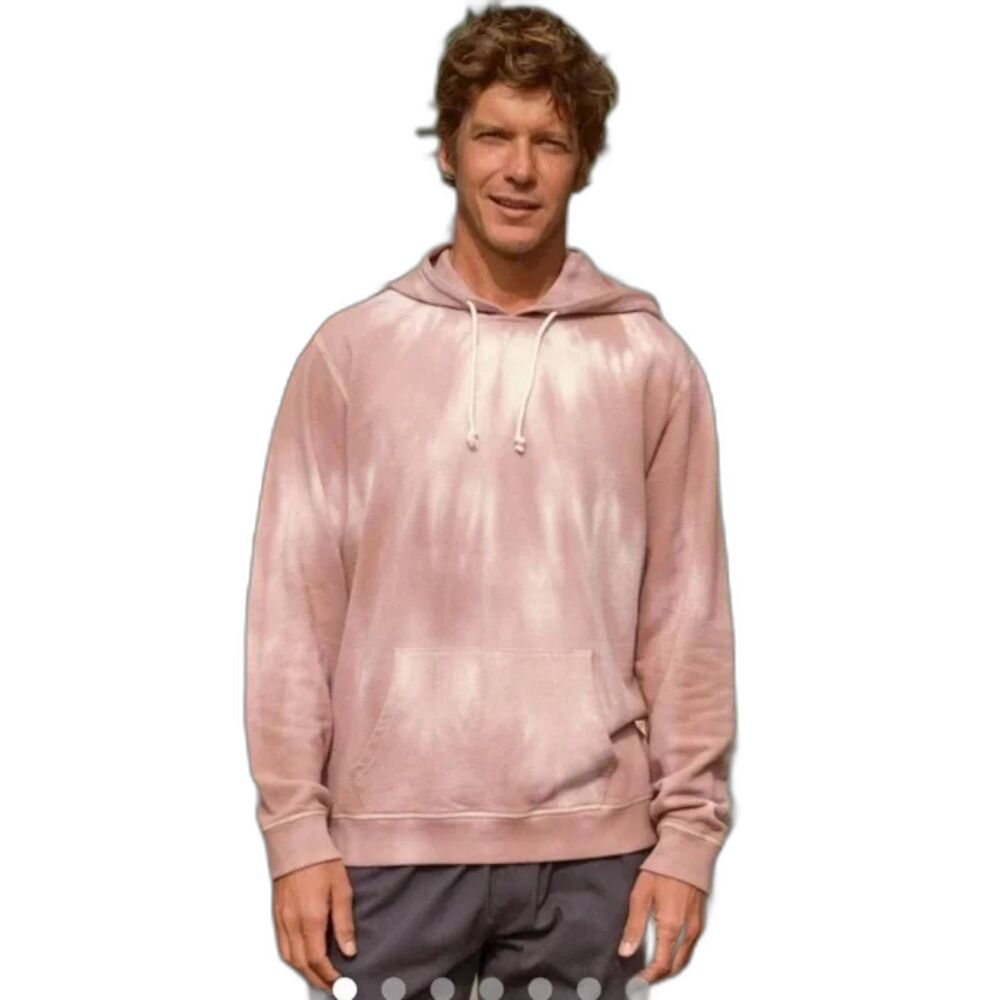 NWT  Mollusk Lavender Tie Dye Max Pullover Sweatshirt Hoodie  Mens Size Large